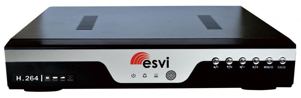 EVD-6104HLX-1 | Гибридный 5 в 1 видеорегистратор, 4 канала 1080P*15к/с