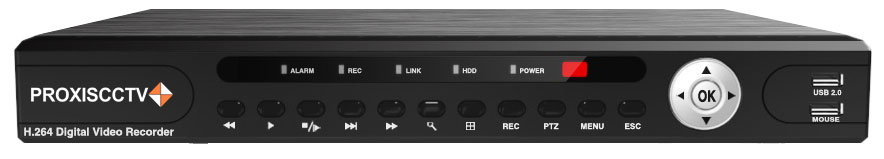 PX-T820 | Гибридный 5 в 1 видеорегистратор, 8 каналов 1080N*15к/с 